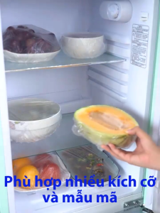 [COMBO 100] Màng bọc thực phẩm chất liệu nhựa PE an toàn đa năng tái sử dụng