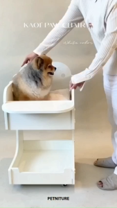 𝗣𝗘𝗧𝗡𝗜𝗧𝗨𝗥𝗘 🪑KAOI TINY PAW CHAIR WHITE - เก้าอี้หมาแมว สำหรับคุณหนู4ขา ตู้เสื้อผ้า pet chair
