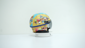 Helm Anak Karakter Kartun SNI 1-5 Tahun Lucu Unik Berkendara Aman Motif Dino Song