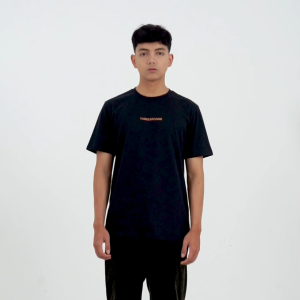 3Second Kaos Pria Regular Fit Basic Logo Script Ultra Absorb T Shirt Short Sleeve OL-C450723