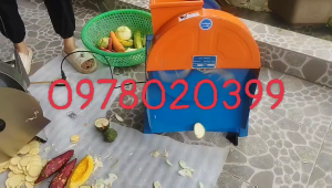 Máy xắt lát quả mãng cầu xiêm khoai sắn giá rẻ nhất
