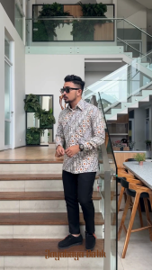Jayabaya Batik PARANGTRITIS Kemeja Katun Furing Lengan Panjang
