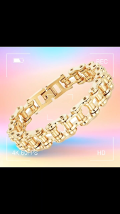 New trendy personalized titanium steel watch chain bracelet