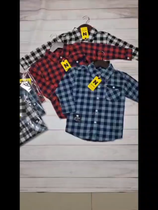 hem kids 309 polos kotak dari anak umur 3-12th print logo DTF/COD