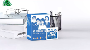 Hộp 100 Gói Khăn Ướt Lau Kính Chống Bám Bụi Bẩn Vân Tay Trên Kính Mắt Sử Dụng Nhanh ChóngTiện Lợi. KEON 206