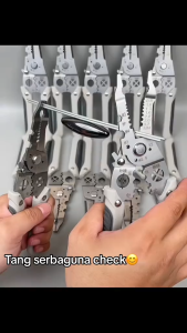 Tang Dekrustasi Kabel Pengupas Kawat Multi Alat Tang Alat Perbaikan Kawat Multifungsi - ShennyStore