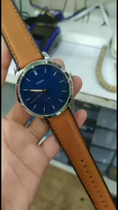 [Promo] Jam Tangan Pria FS 5304 / FS5304 Minimalist Blue Dial Light Brown Leather Strap Original Garansi 2 Tahun [✔COD][100% Authentic]