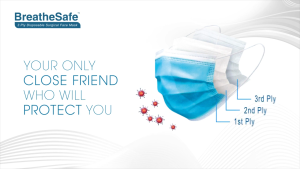 Disposable Face Mask Medical Face Mask 3 Ply  (Color: Black Blue Pink or Green) 50pcs or 100pcs