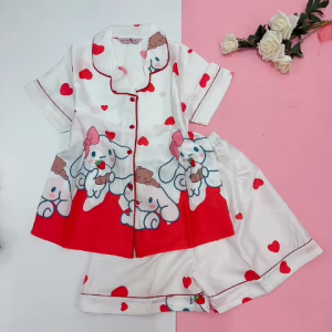 Bộ Pyjama Màu Hè Cho Bé 10-50kg Chất Liệu Satin Cao Cấp Phù Hợp Cho Mọi Bé Không Xù Không Nhăn Không Phai Màu