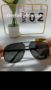 Frog Fashionable retro Polarized Sunglass full rim steel adjustable frame model 888 for man women Anti-UV 400 Lens