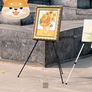 Tripod Frame Stand Frame Foto Wedding Standing Easel Lukis Whiteboard Bingkai Foto Holder Aluminium