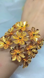 Gelang Kendari Free Cincin Terbaru Import Gelang Tangan Xuping Terbaru Dubai Perhiasan Lapis Emas 24k Wanita Motif Bangle Gelang Manset Fashion Wanita