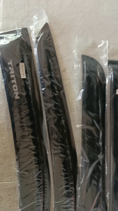2024 TO 2025 Mitsubishi Xforce Pro Window Visor Rain Visor Black Rain Guard Black