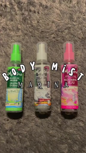 Marina Hair & Body Mist Cologne Morrocan Blue - Pink City - Wisteria Garden - Secret Paradise - Caribbean Breeze - Hijab Edition 100ml Cerianti