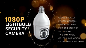 E27 Kamera CCTV IP Camera WIFI cctv jarak jauh Wireless Rumah Ke Hp 360 1080P PTZ NIGHT VISION FULL HD APP JBI
