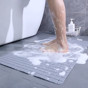 [Ship in 24 hours]PVC Bath Mat Bathroom Anti Slip Mat Foot Mat Bath Mat Shower Floor Mat