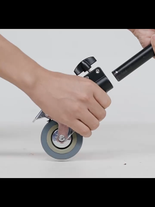 Professional Swivel Caster Wheels Set for Heavy Duty C Stand with 25mm Diameter Universal Rotation with Brake 3pcs