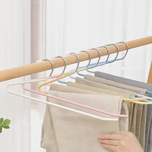 HOMEC ไม้แขวนกางเกงรูปทรงห่าน ไม้ตากกางเกง ไม้แขวนผ้า hanger แข็งแรง จัดเก็บสะดวก แบบ 5ชิ้น และ10ชิ้น