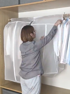 Large Capacity Clothes Dust Cover Clothes storage Hanging Garment Dress Clothes Suit Coat Thickening Type ​Dust Cover