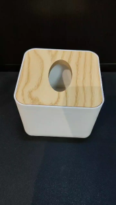 Dispenser Tissue pop up meja Kotak Tisu Kayu Minimalis Box