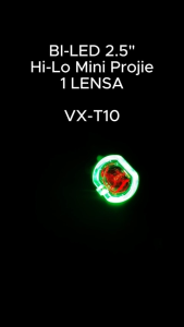 VOXX LED Projie Bi LED Laser Cut OFF Hi-Lo Mini 2.5 Inch Gen 3 Devil Eyes AC DC