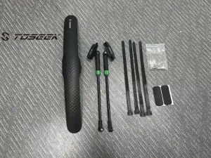 TOSEEK Road Bike Fender Deflector Quick Release Front Rear Mudguard Dustproof Deflector Fender