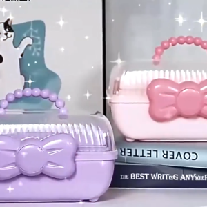 3Layer Clear Jewelry Hair Accessories Storage Box Organizer Display Collection Case Girl Lady Gift