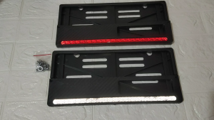 Tempat plat nomor motor rumah plat nomor motor cover dudukan plat nomor depan belakang 1set