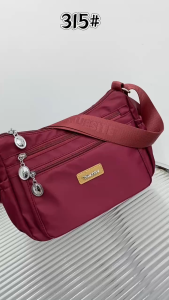 กระเป๋าสะพายไหล่ลําลอง  และผ้าออกซ์ฟอร์ด จุของได้เยอะ น้ําหนักเบา แฟชั่นผู้หญิง315#