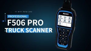 Fcar F506 Pro 12V 24V OBD2 Scanner Full System 2025 Heavy Duty Truck Enhanced HOBD Truck Scanner For Hino/Isuzu/Fuso/UD Excavator/Pickup/Bus Vehicles With DPF Regeneration&Oil Reset Functions 2 in 1 Cars Truck Diagnostic Tool Code Readers Scan Tools