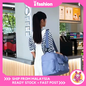 iFASHION 1484 Travel Duffle Luggage Duffel Waterproof Sport Yoga Gym Weekend Bag Beg Baju Pakaian Balik Kampung Bersalin