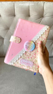 Sampul Al Quran B5 Custom Katun Bordir Nama / Katalog B5 SPL