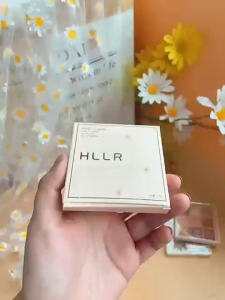 [Ready Stock+COD] HLLR 9 Color Eyeshadow Palette Matte Pearl Sequins Earth Color Nine Square Grid Eyeshadow