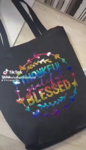 Transfer it Customized Cacha Canvas Flat tote bag 10oz Good Quality Personalize Name Perfect for Gift Bag Printing