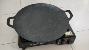 กระทะปิ้งย่าง กระทะปิ้งย่างเกาหลี BBQ กระทะทรงแบน กระทะย่าง กระทะปิ้งย่าง ขนาด30-32cm