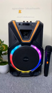 Advance KS 821 Speaker Meeting Bluetooth 8 Inch Free Mic Wireless