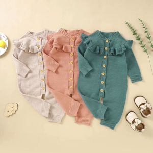 Baju Bayi Baru Lahir Rajut Anak Perempuan Bayi Lucu 0 Sampai 9 bulan Baju Kodok Jumper jumsuit