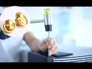 2pcs D-Ring Brass Rivets/Kait Dompet Kuningan Bisa Diputar Sampai 360 Derajat