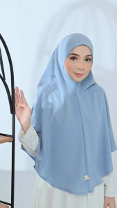 TUDUNG SARUNG BERDAGU HIJRAH LABUH 3XL | SESUAI UTK UMRAH & HAJI | CEY CREPE