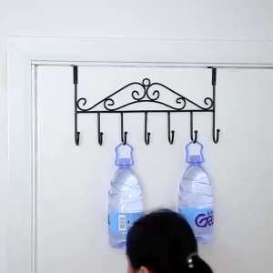 1Pcs Door Rear Hook Door Hanging Clothes Hanging Door RearRack Nail Free Clothes Hook