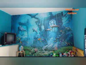 Wallpaper Dinding Bawah Laut: Wallpaper Dinding Motif Laut dan Wallpaper Murah Ikan