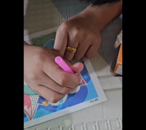 JAZZ - Panting Berlian DIAMOND Lukisan - Anak Kertas Kayu Plastik Lukis Lukisan Pajangan Foto Pajang POTO DIY - Kertas Kayu Plastik Analisis Permainan Main Mainan An Child Choldren Painting BLING BELING Daimond Alat Bantu Pintar Pas Pokemon Rilakuma DIY