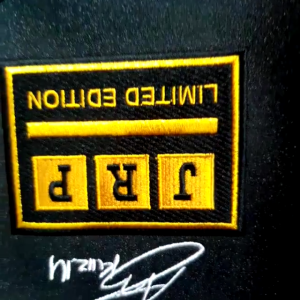 JRP LIHA Limited Edition Gold Motorcycle Seat Cover for All Models with Nakatahi Signature and Sticker