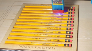 PERSONALIZED MONGOL PENCIL ENGRAVE SCHOOL SUPPLIES CUSTOMIZED GIFT ITEM GIVEAWAY SOUVENIRS