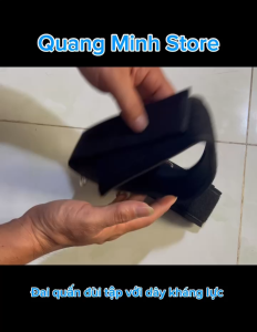 Dây đeo đùi tập squat tập mông chân tập lực chân võ thuật taekwondo