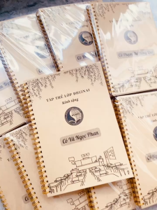 [In tên theo yêu cầu] Sổ tay A5 ruột kraft nâu in tên cá nhân dày 200 trang sổ tay ghi chép phong cách tối giản Guden