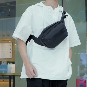SWISS POLO Men Chest Bag - Black SYW 9005/ SYX 9006