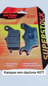 Kampas Rem Depan Daytona Racing Dispad New Blade