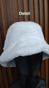 Topi Bucket Wanita Musim Dingin Bulu Winter Hat / Bucket Hat Fur Winter OENNI