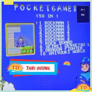 Băng game 150 trò cho máy 4 nút 8 bit (trò chơi xem video sản phẩm)